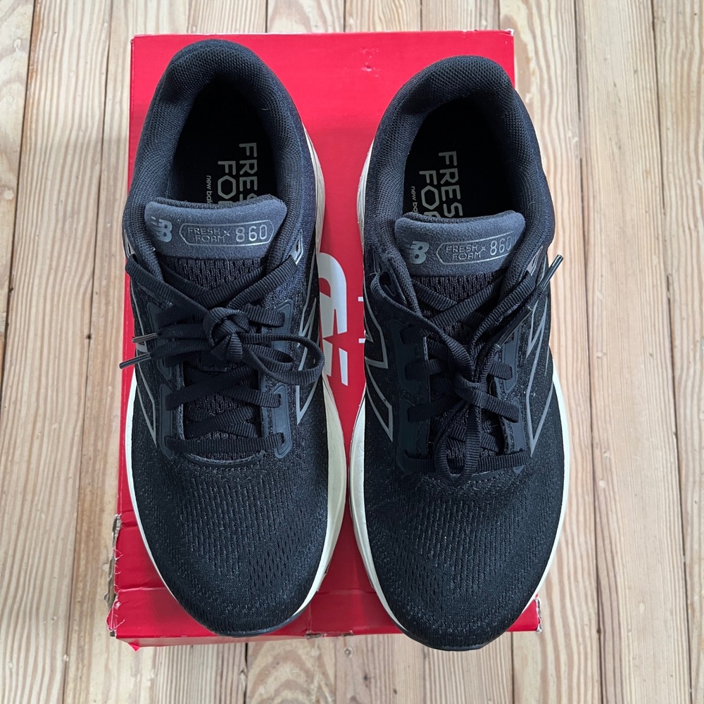New Balance Fresh Foam X 860v14 Mens 9 Black White Running Shoes M860K14 comfort - Picture 5 of 10